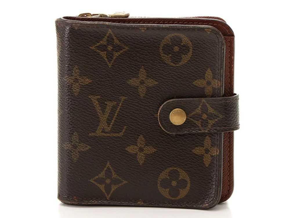 LOUIS VUITTON Compact Zip Wallet Monogram